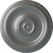 Ekena Millwork Traditional Ceiling Medallion (Fits Canopies up to 2 3/4"), Hand-Painted Platinum, 12"OD x 1"P CM12TRPLS - alternate 1